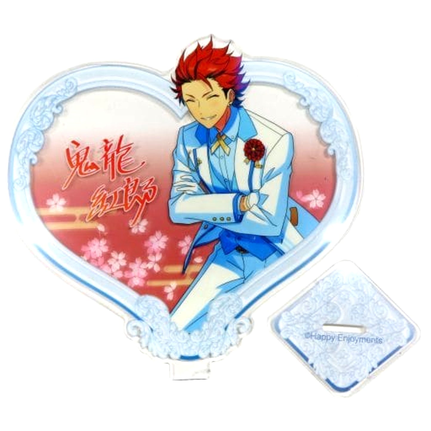 Kuro Kiryu Ensemble Stars! 4th Anniversary Heart Acrylic Stand A China Limited [USED]