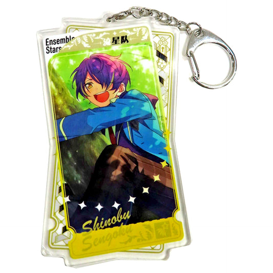 Shinobu Sengoku Ensemble Stars! 4th Anniversary Double Sided Acrylic Keychain A China Exclusive [USED]