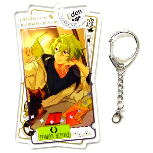 Hiyori Tomoe Ensemble Stars! 4th Anniversary Double Sided Acrylic Keychain A China Exclusive [USED]