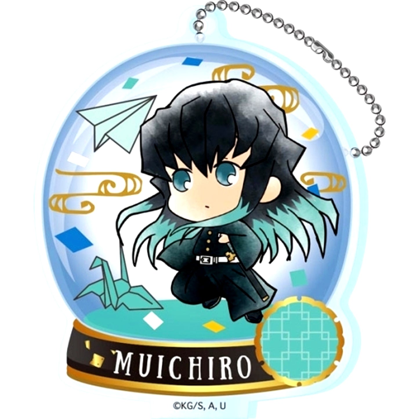 Muichiro Tokito A Demon Slayer: Kimetsu no Yaiba Tojicore Origami Acrylic Keychain Vol.4 [USED]