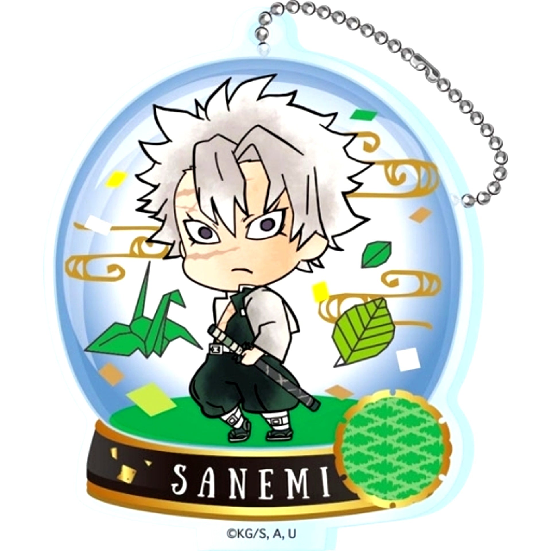 Sanemi Shinazugawa Demon Slayer: Kimetsu no Yaiba Toji Colle Origami Acrylic Keychain B Vol.4 [USED]