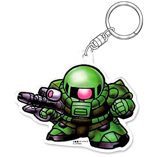 Zaku II SD Gundam Acrylic Keychain [USED]