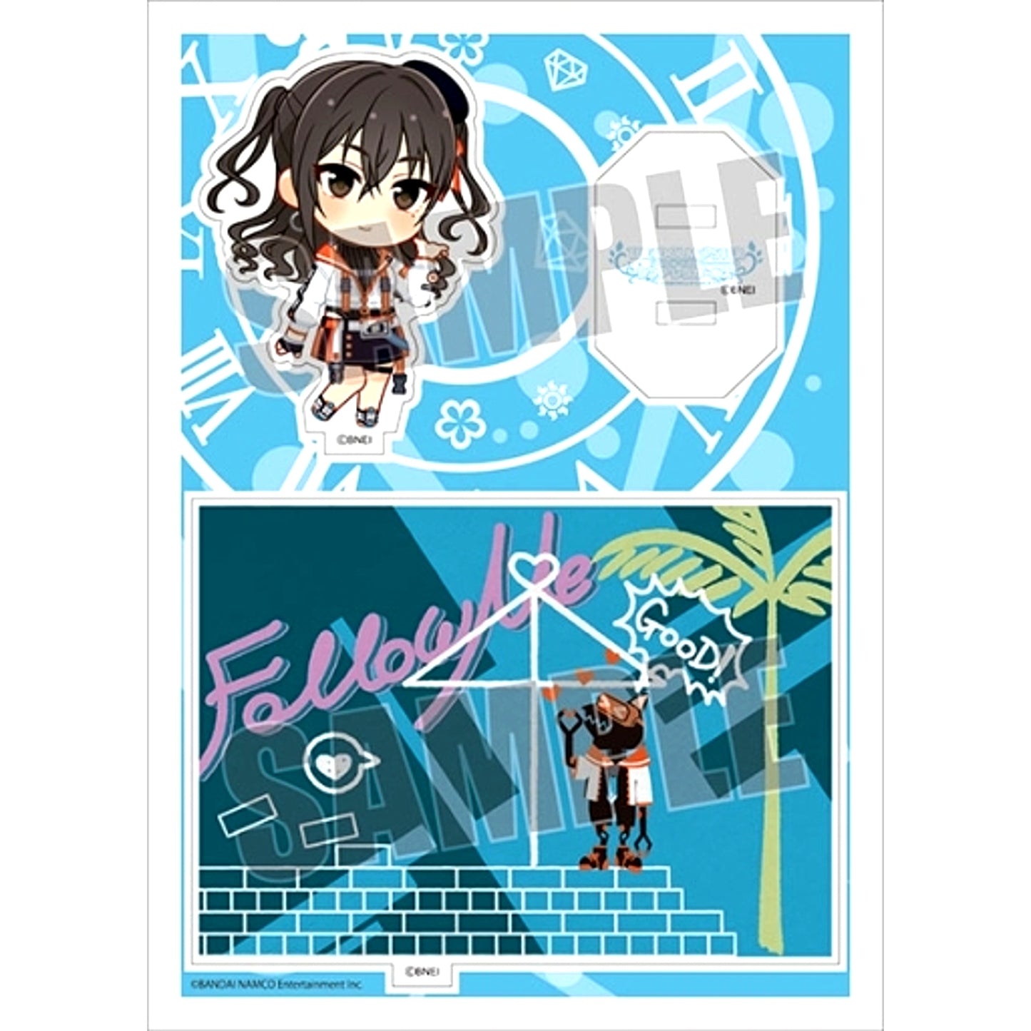 Akira Sunazuka THE IDOLM@STER CINDERELLA GIRLS Acrylic Character Plate Petit 20 [USED]