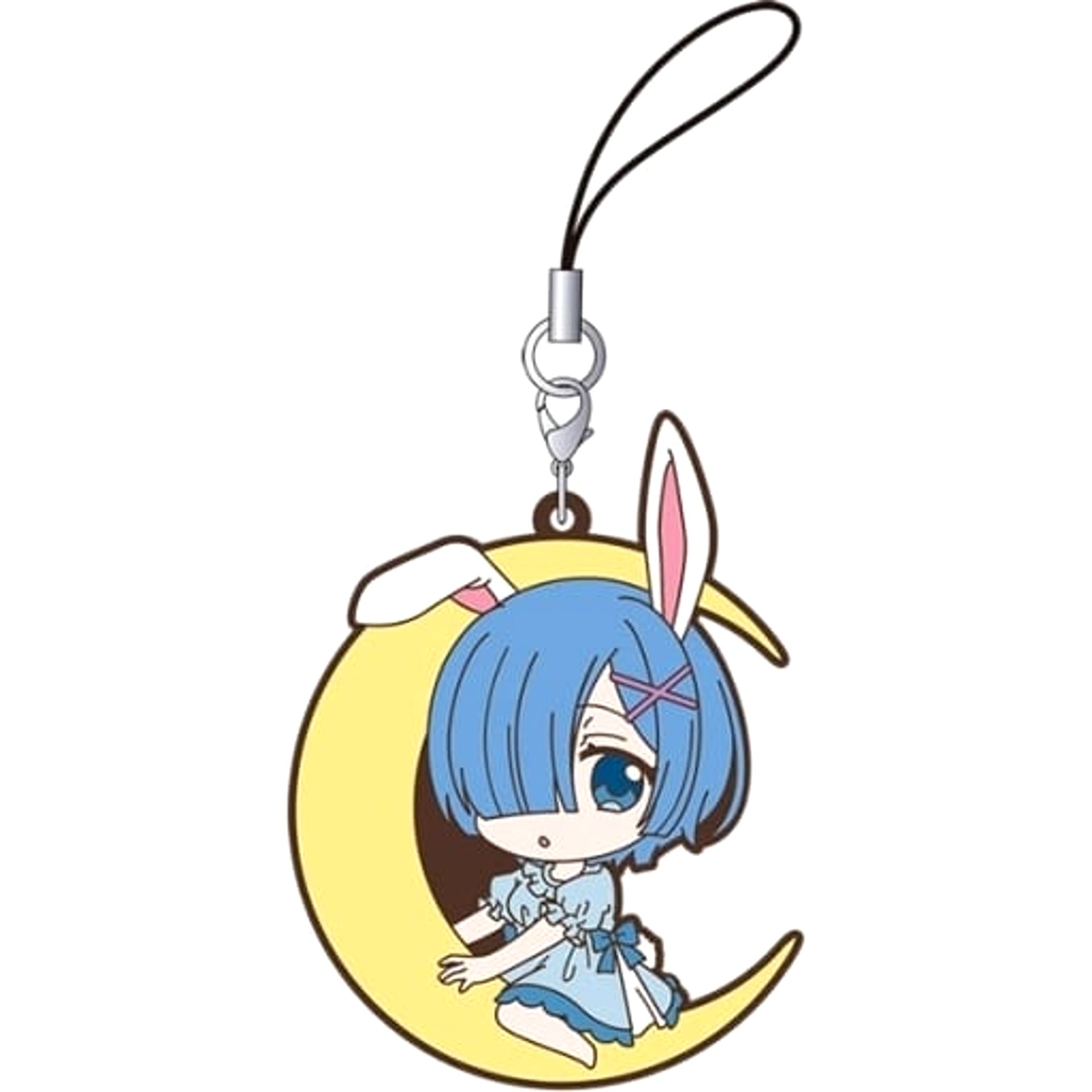 Re:ZERO -Starting Life in Another World- Rem Rabbit Rubber Strap Collection Autumn Keychains [USED]