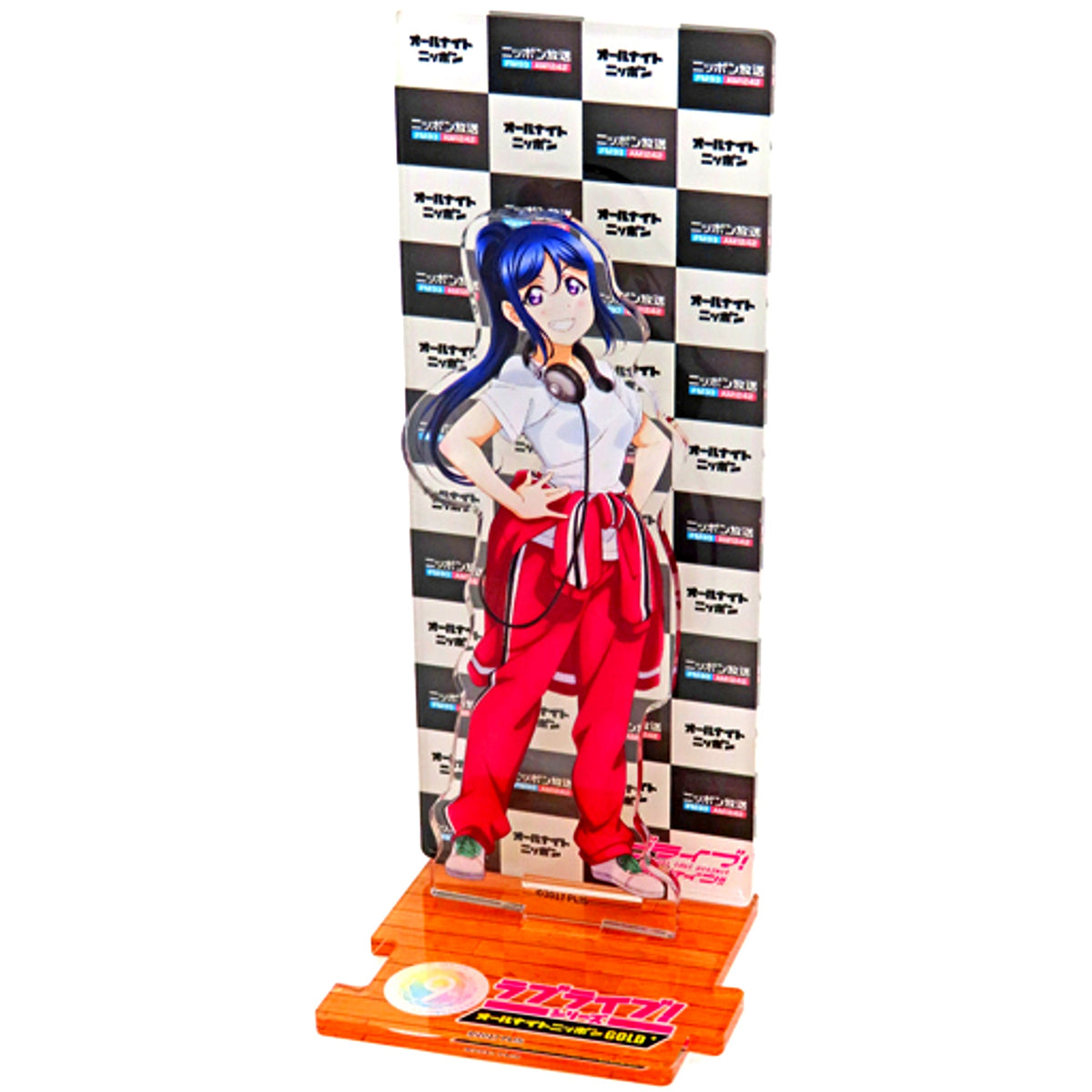 Kanan Matsuura Aqours Acrylic Stand Love Live! Sunshine!! Love Live! Series All Night Nippon GOLD [USED]