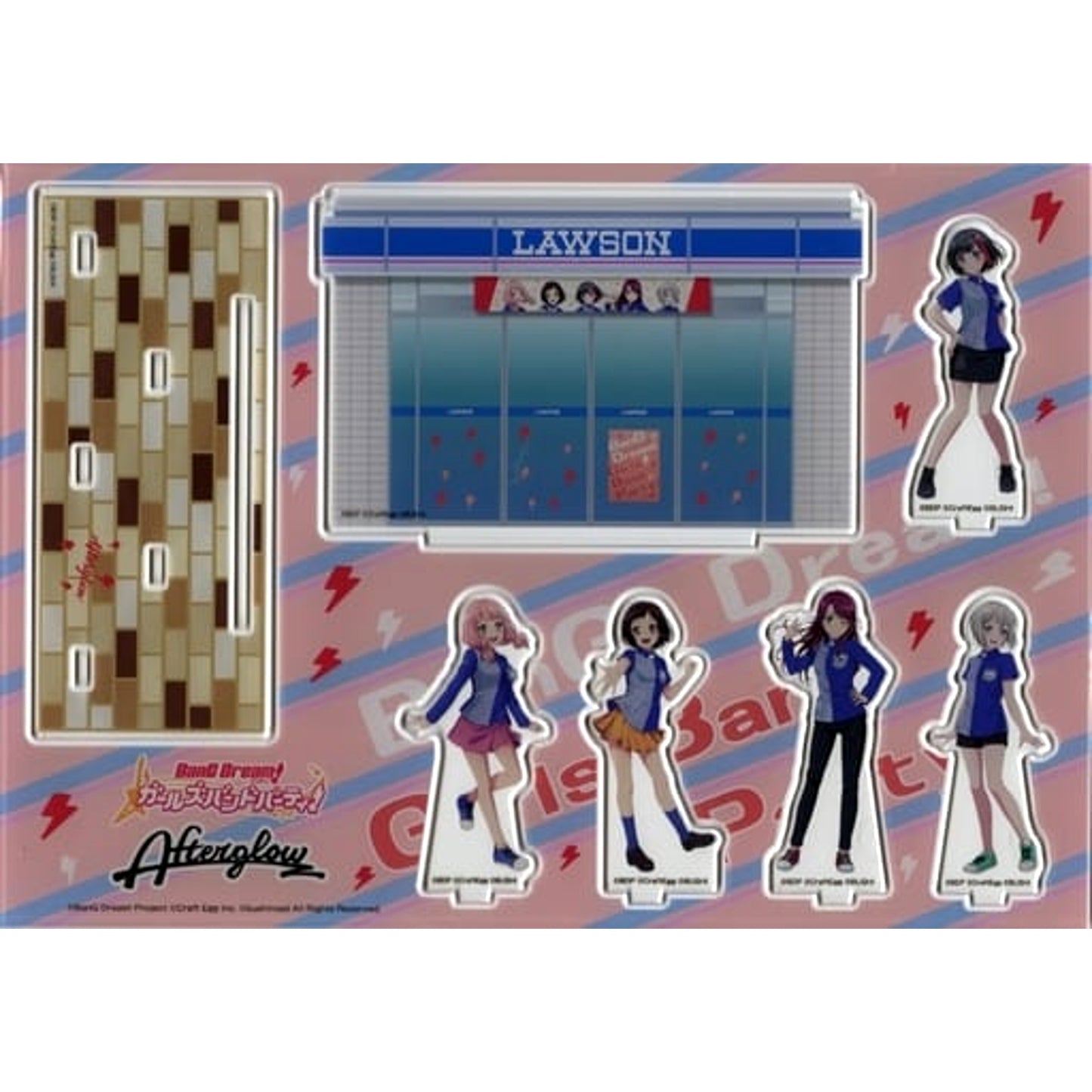 BanG Dream! Girls Band Party! Afterglow Diorama Acrylic Stand Lawson Loppi HMV & Books Online Limited Loppi HMV&Books Online Limited Acrylic Stands [USED]