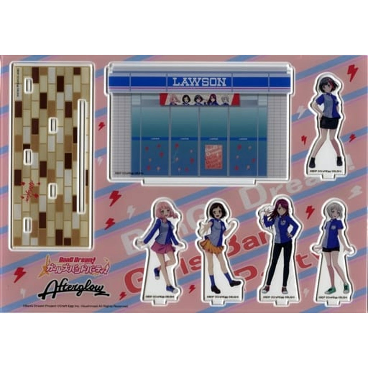 BanG Dream! Girls Band Party! Afterglow Diorama Acrylic Stand Lawson Loppi HMV & Books Online Limited Loppi HMV&Books Online Limited Acrylic Stands [USED]