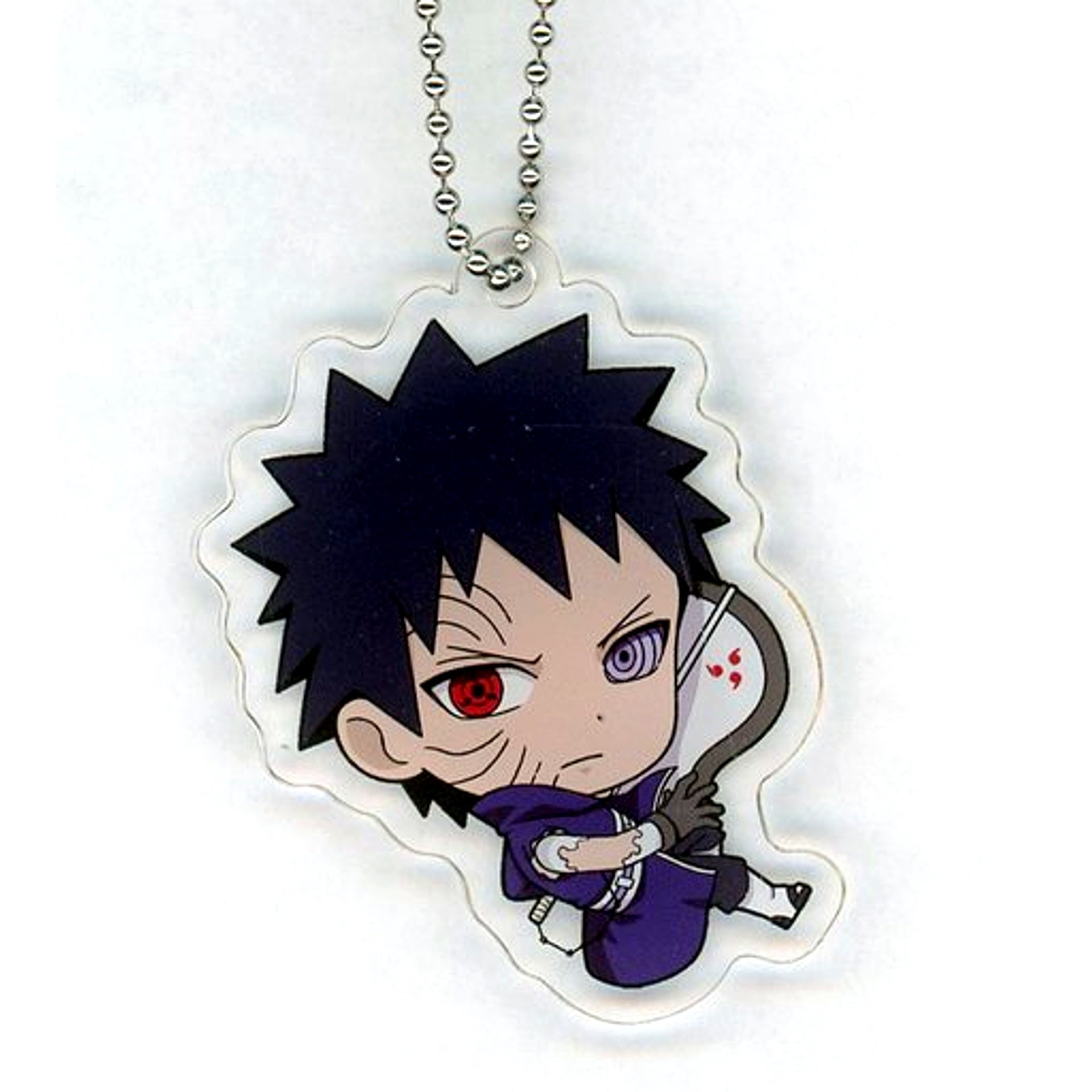 Obito Uchiha R-8 Prize Acrylic Swing Gashapon Kuji Naruto Shippuden Naruto Assortment 2 Premium Bandai Ltd [USED]