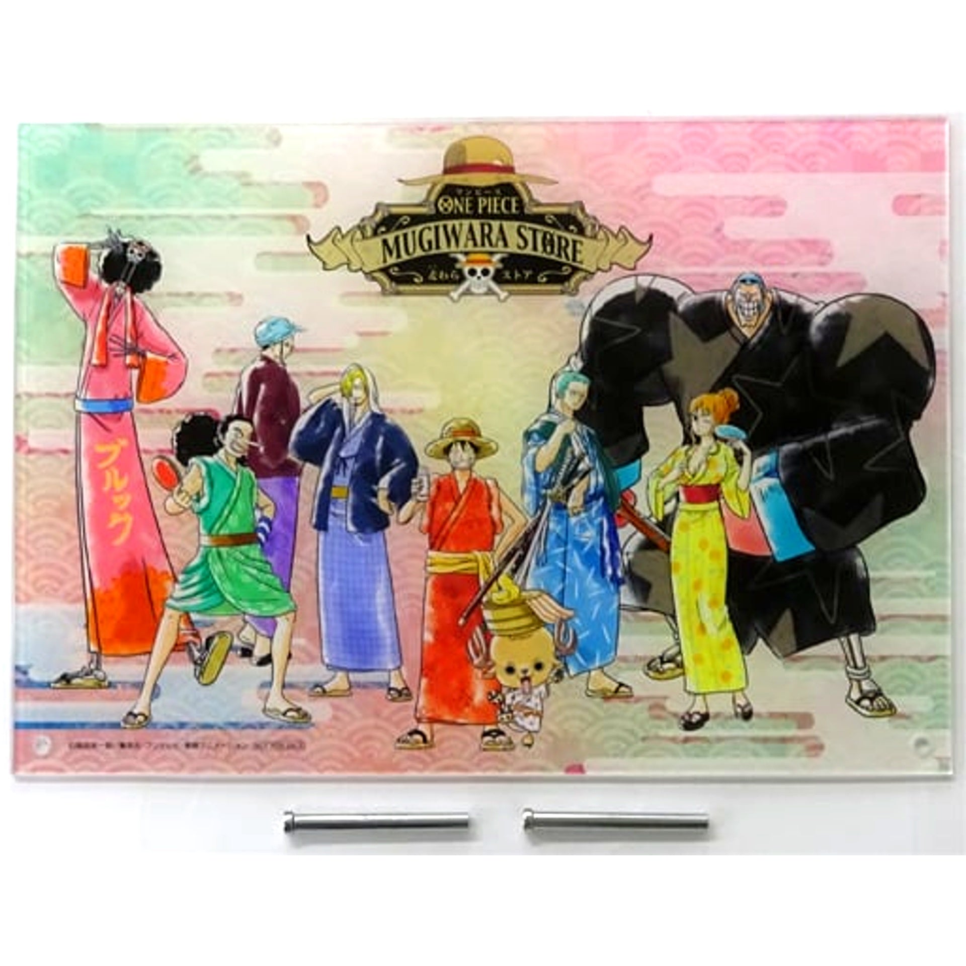 Group A Prize Acrylic Board One Piece Mugiwara Store Branch in Marui Epos Card Member Limited Purchase Lottery [USED]