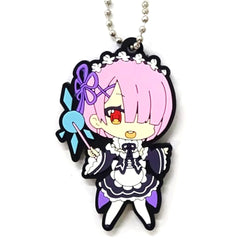 Re:ZERO -Starting Life in Another World- Ram Rubber Charm Monthly Comic Alive Limited October 2020 Issue Special Bonus Keychains [USED]