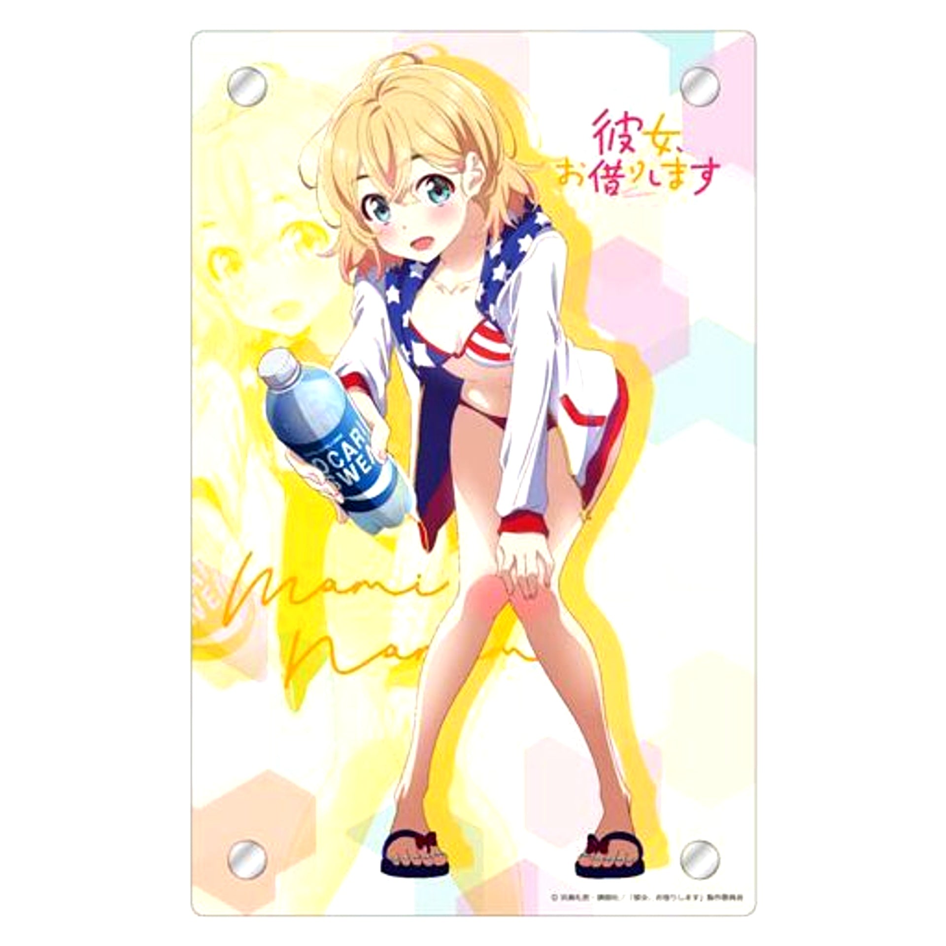 Mami Nanami 3-Piece Acrylic Panel Rent-A-Girlfriend [USED]