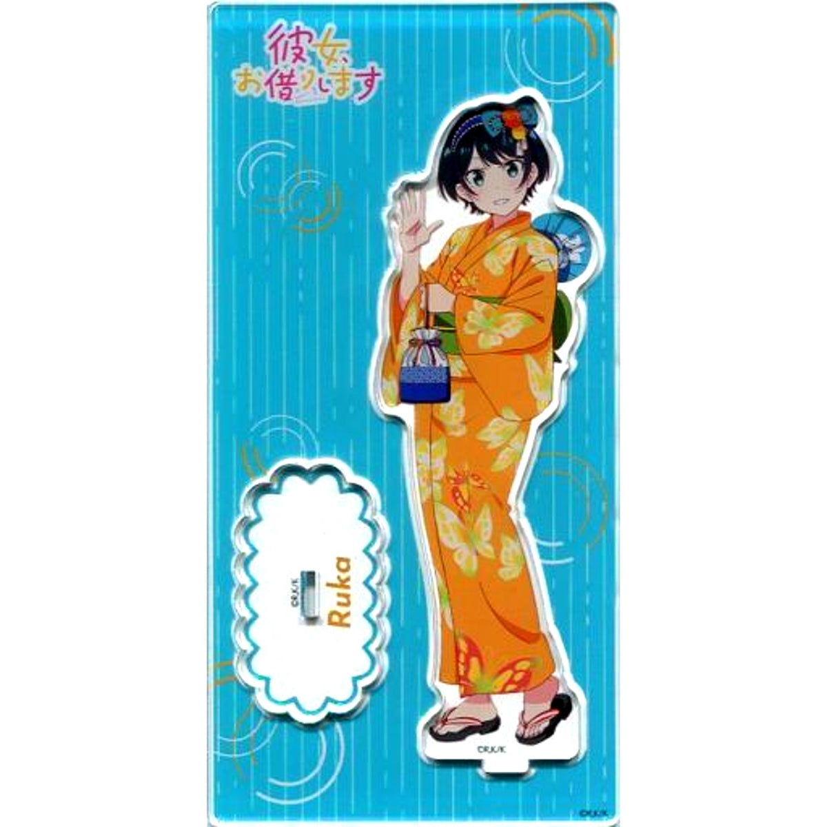 Ruka Sarashina Yukata Illustration Acrylic Stand Rent-A-Girlfriend Pop-up Store in AKIHABARA GAMERS Main Store [USED]