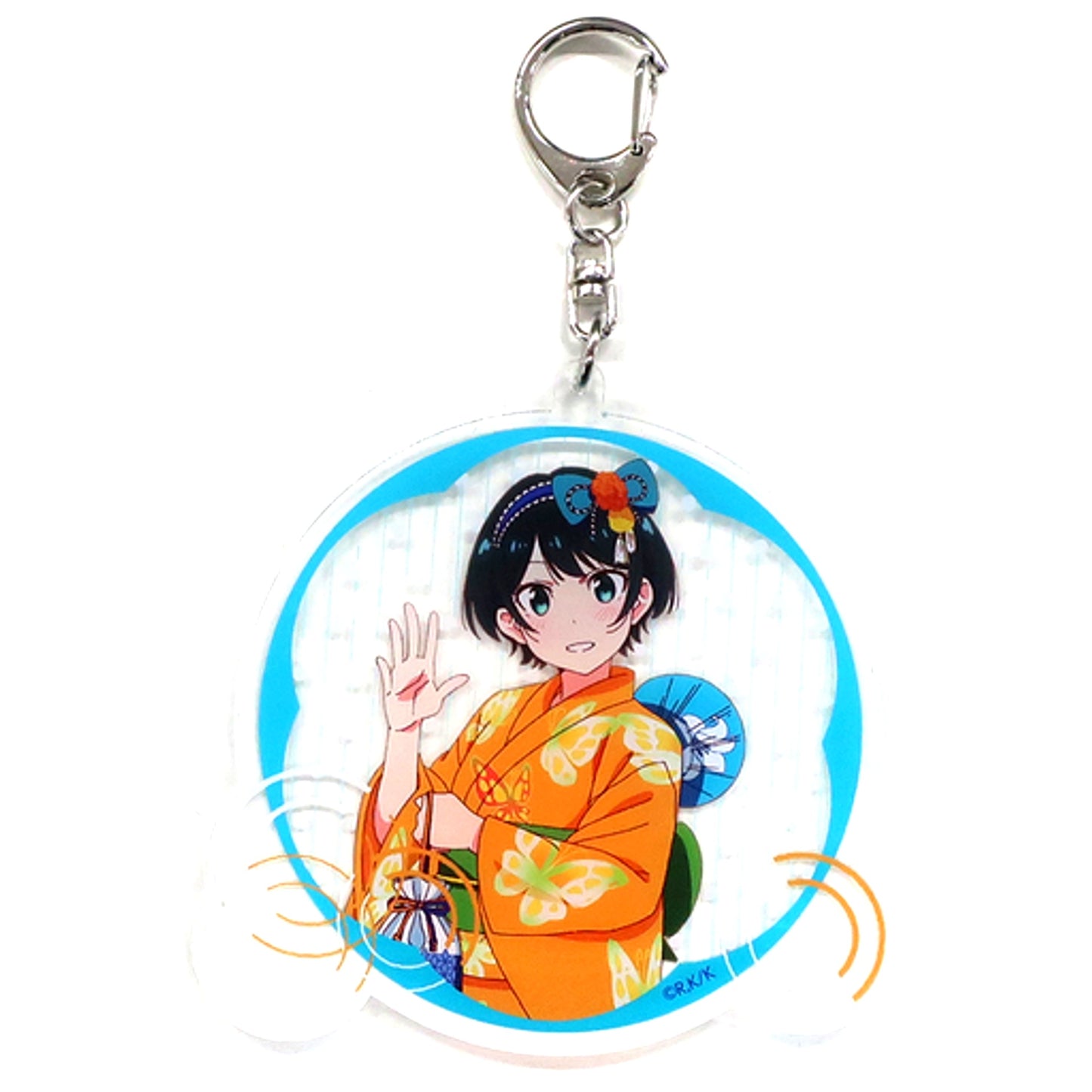 Ruka Sarashina Rent-A-Girlfriend Yukata Drawn Big Acrylic Keychain Pop Up Store in AKIHABARA Gamers Honten [USED]