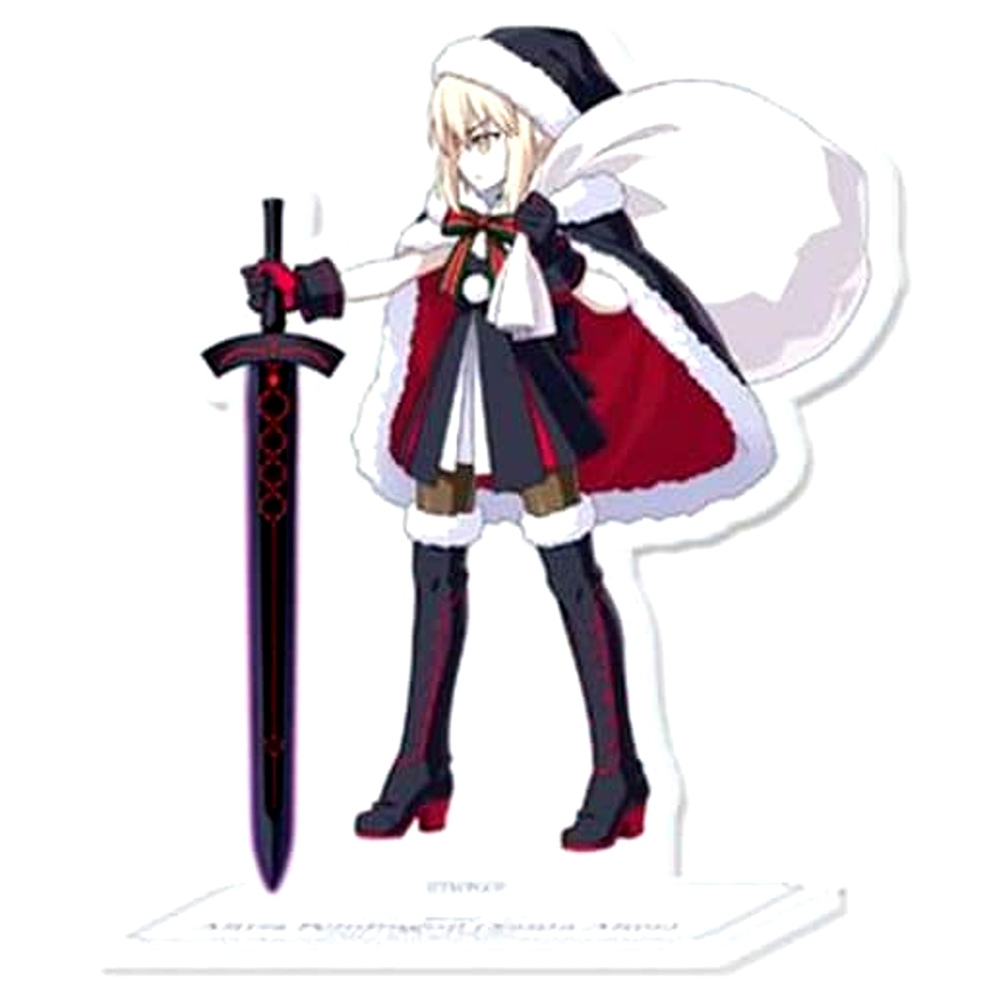 Fate/Grand Order Artoria Pendragon Santa Alter Battle Character Style Acrylic Stand Rider [USED]