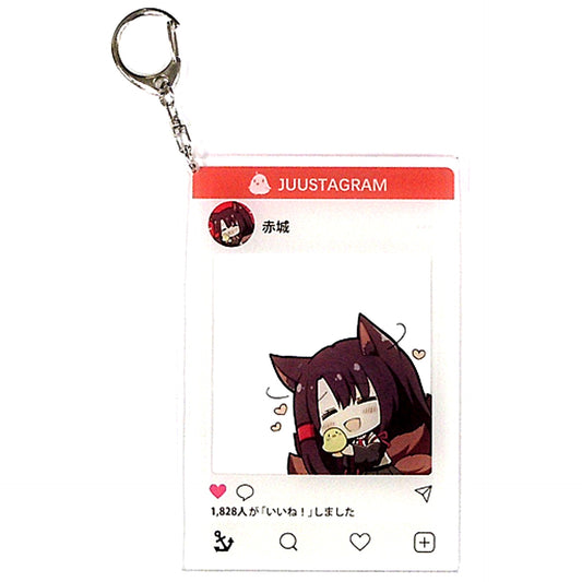 Akagi I Want You to Love Me Ship Communication Acrylic Keychain Azur Lane 3rd Anniv [USED]