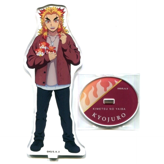 Kyojuro Rengoku Acrylic Stand Demon Slayer: Kimetsu no Yaiba - Mugen Train Arc x Lawson [USED]