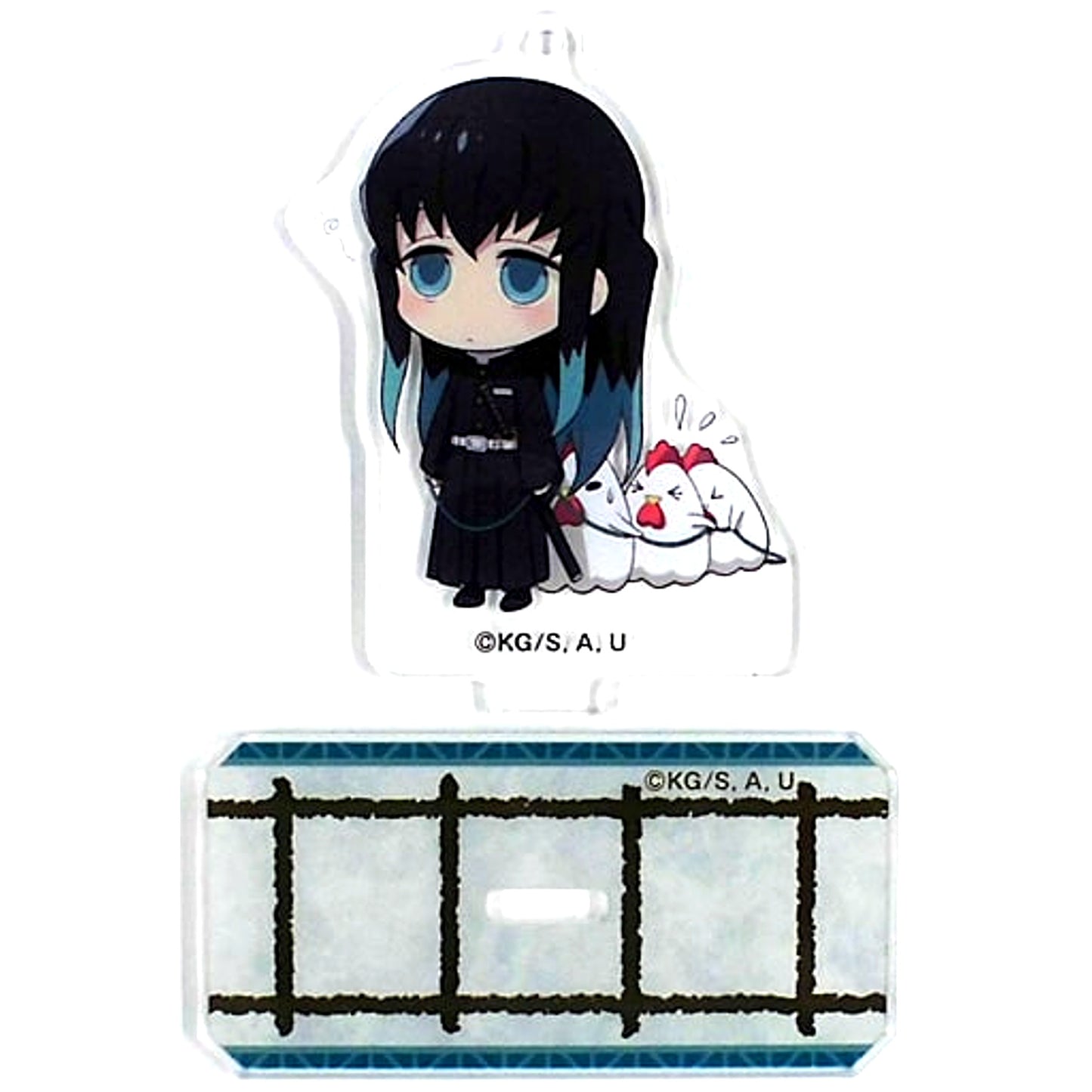 Muichiro Tokito Demon Slayer Mugen Train x Lawson Mini Acrylic Stand Mascot [USED]