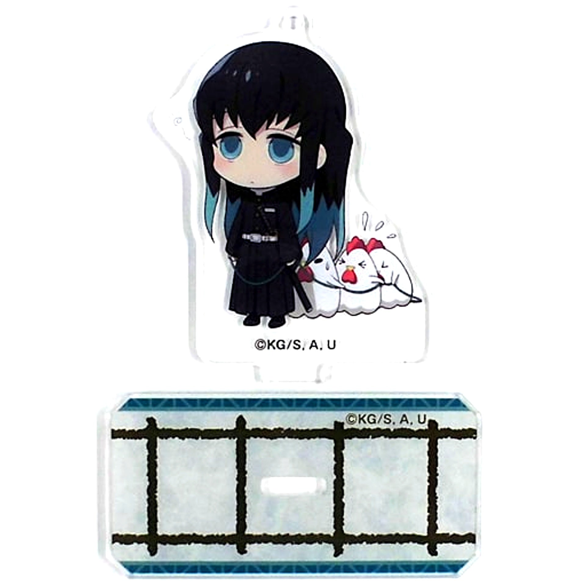 Muichiro Tokito Demon Slayer Mugen Train x Lawson Mini Acrylic Stand Mascot [USED]