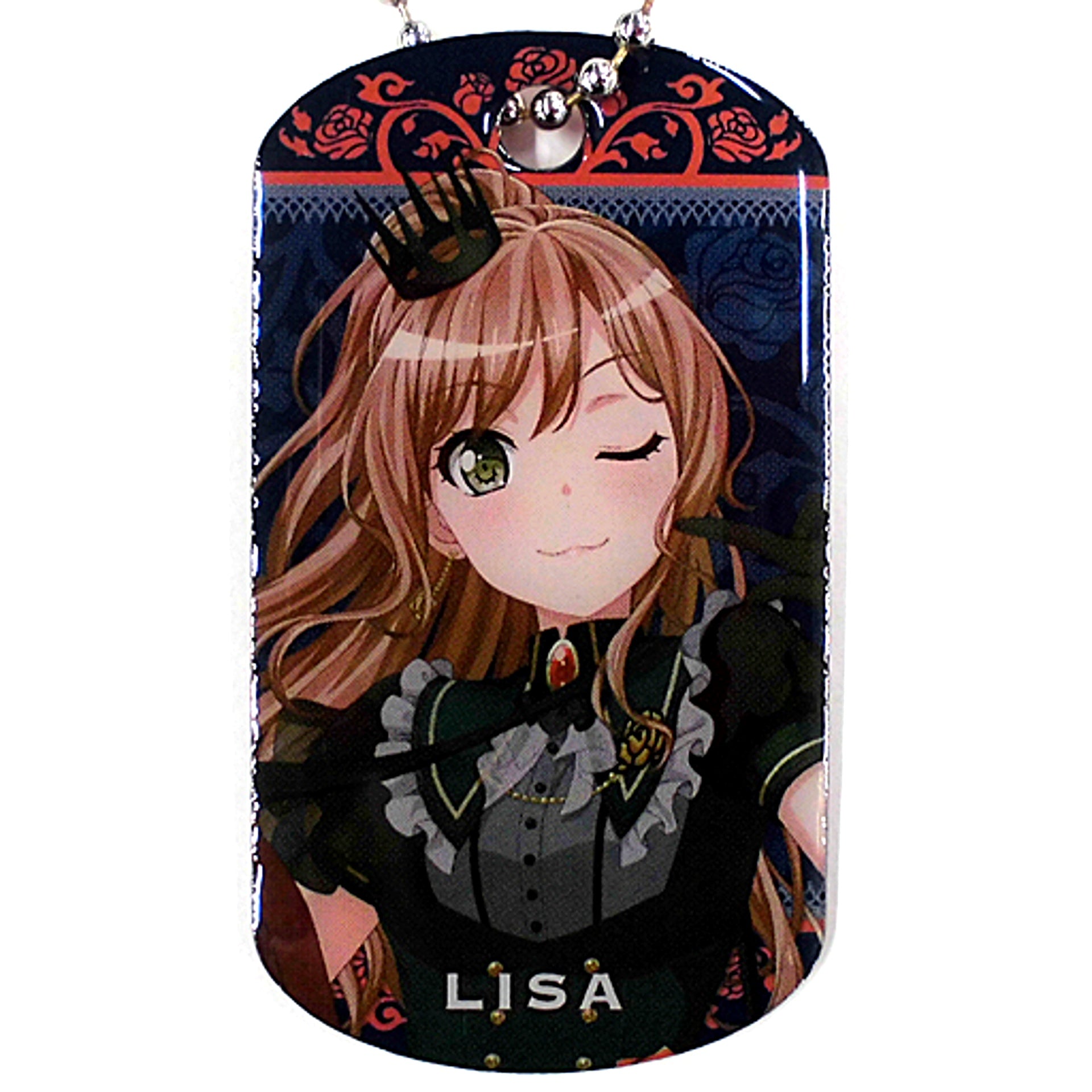Lisa Imai BanG Dream! 8th Live Trading Dog Tag Keychain [USED]