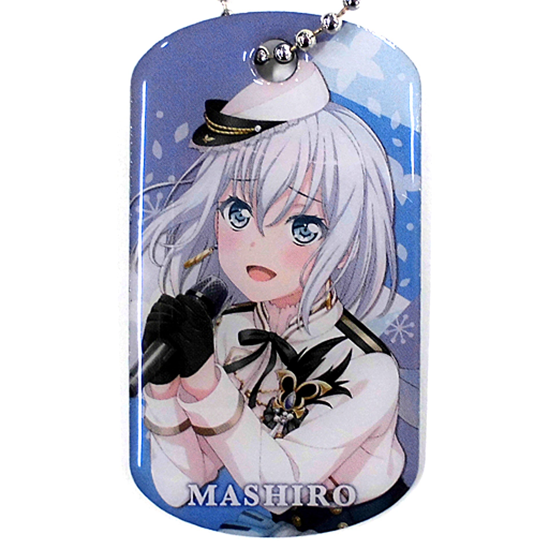 Mashiro Kurata BanG Dream! 8th LIVE Trading Dog Tag Keychain [USED]