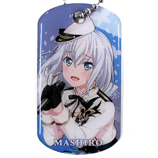 Mashiro Kurata BanG Dream! 8th LIVE Trading Dog Tag Keychain [USED]
