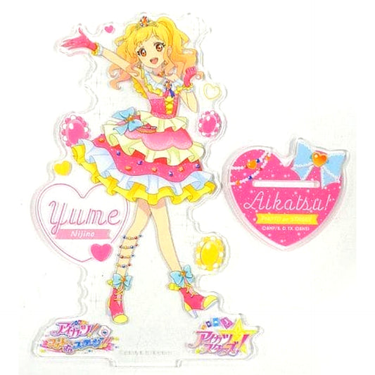 Yume Nijino Type A Aikatsu! Photo on Stage!! Acrylic Stand Animate Limited [USED]