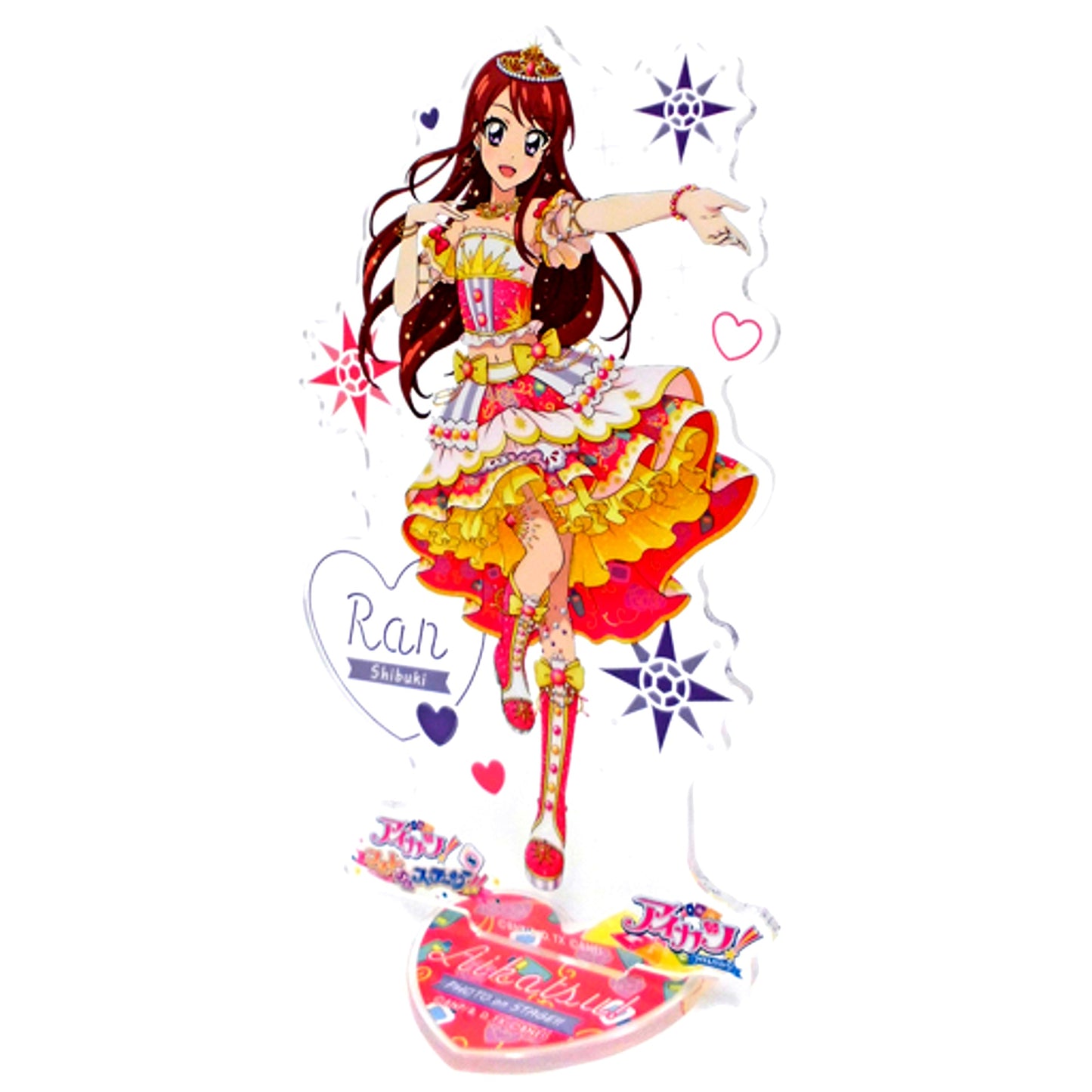 Ran Shibuki Acrylic Stand Aikatsu! Photo on Stage!! Animate Limited [USED]