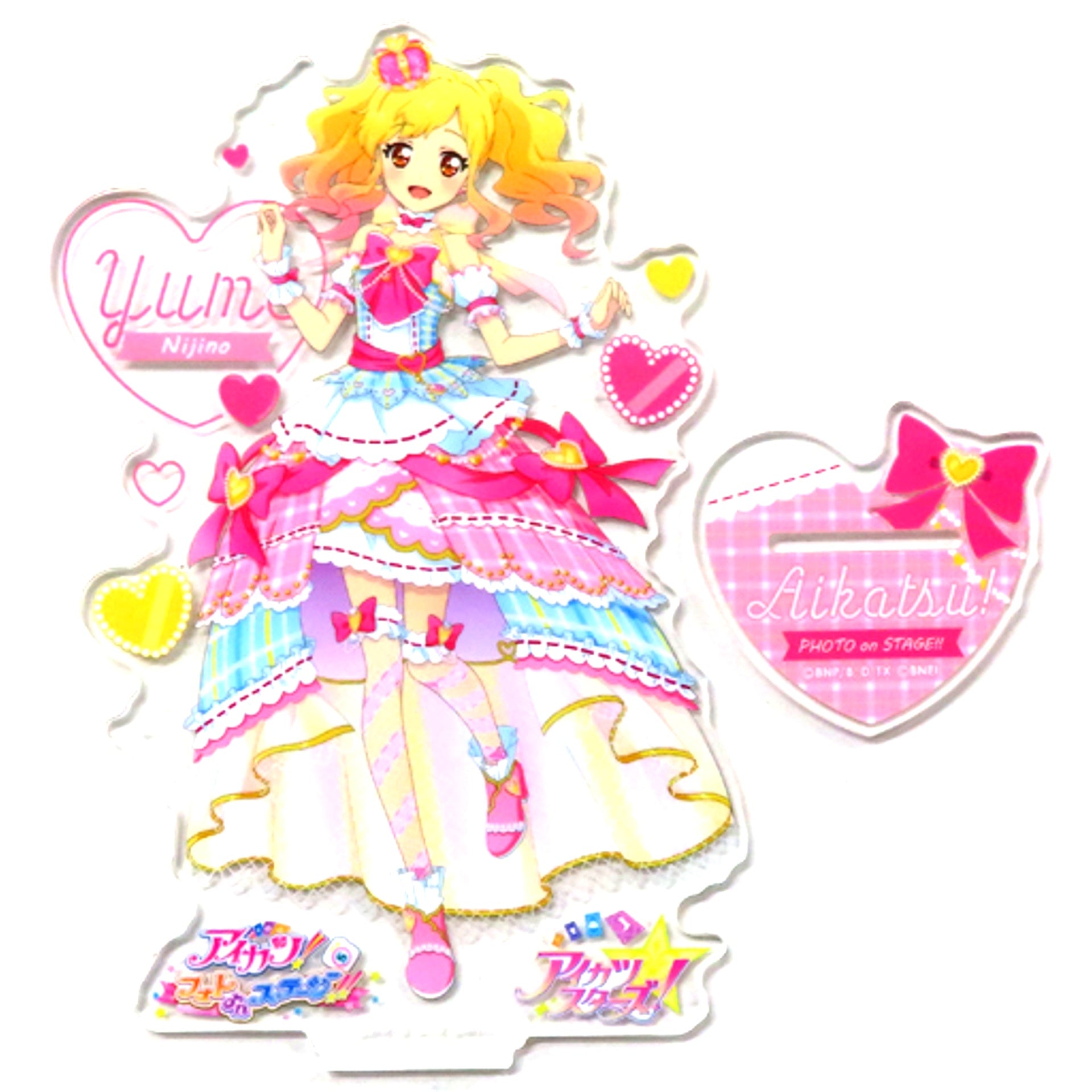Yume Nijino B Aikatsu! Photo on Stage!! Acrylic Stand Animate Limited [USED]