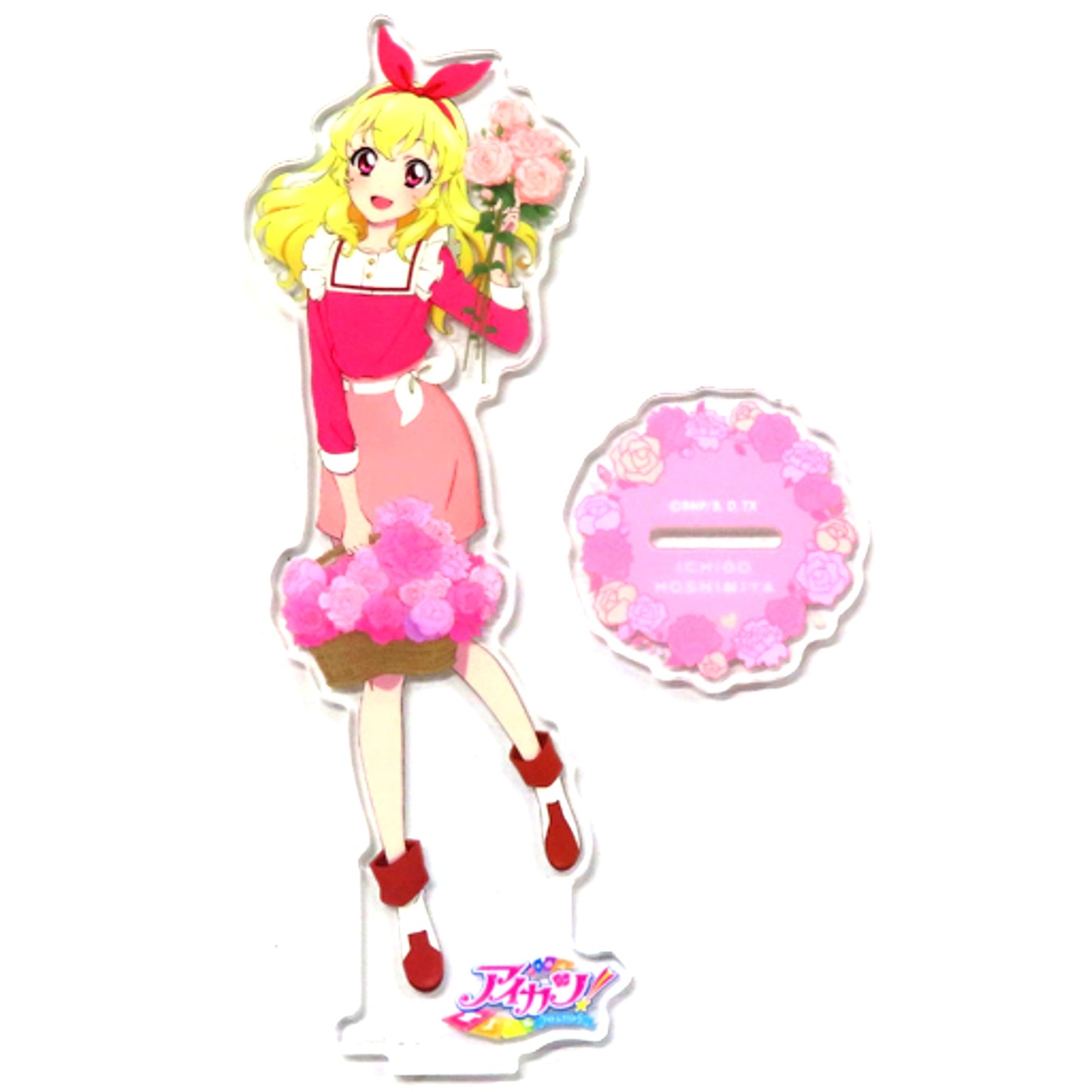 Ichigo Hoshimiya All Aikatsu! Flower Acrylic Stand Animate Limited [USED]