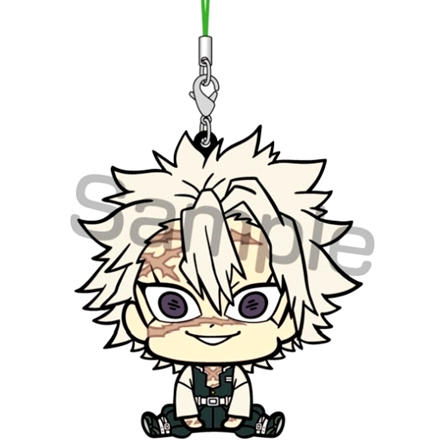 Sanemi Shinazugawa Demon Slayer Chimarinzu Trading Rubber Strap 2 [USED]
