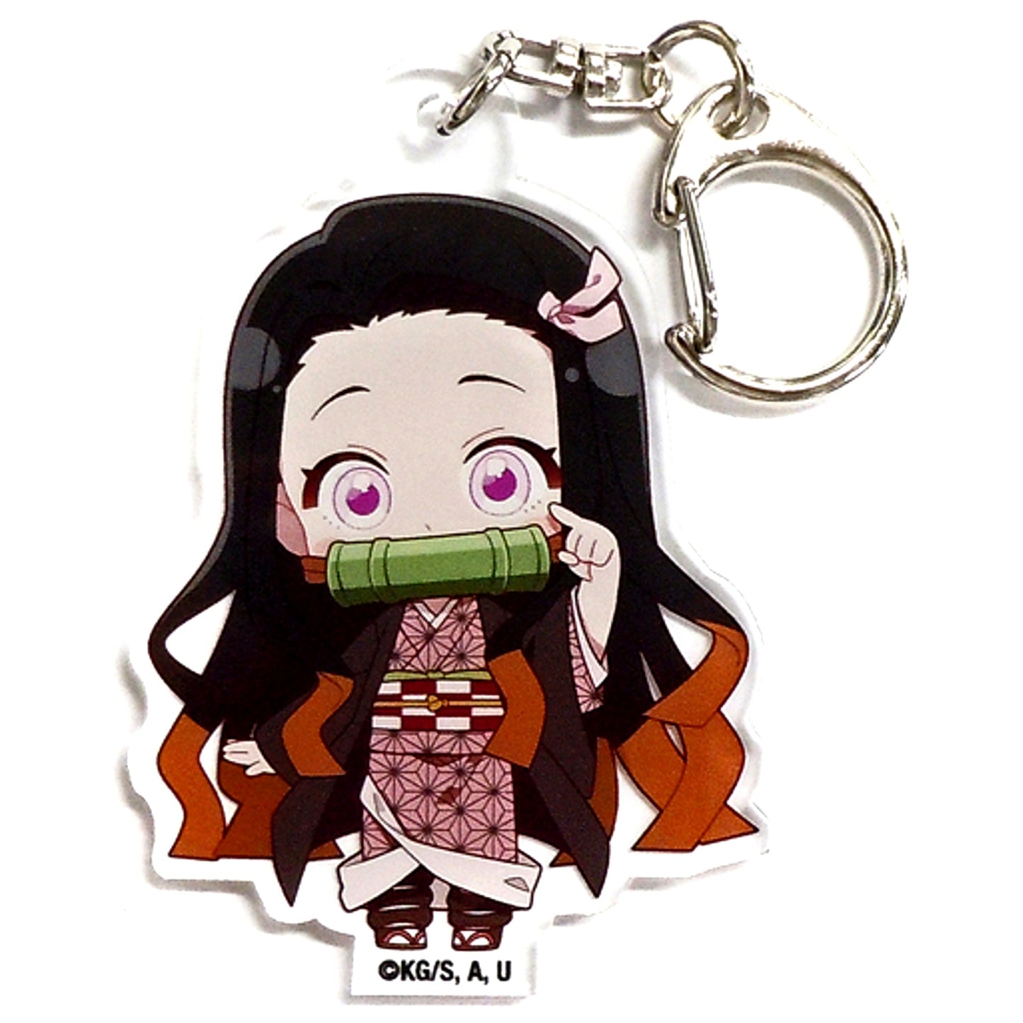 Nezuko Kamado Demon Slayer x HEART UP Trading Acrylic Keychain [USED]