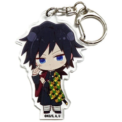 Demon Slayer: Kimetsu no Yaiba Giyu Tomiokau Trading Acrylic Keychains Heart Up Limited Collaboration Keychains [USED]