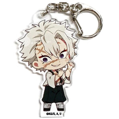 Demon Slayer: Kimetsu no Yaiba Sanemi Shinazugawa Trading Acrylic Keychains Heart Up Limited Collaboration Keychains [USED]