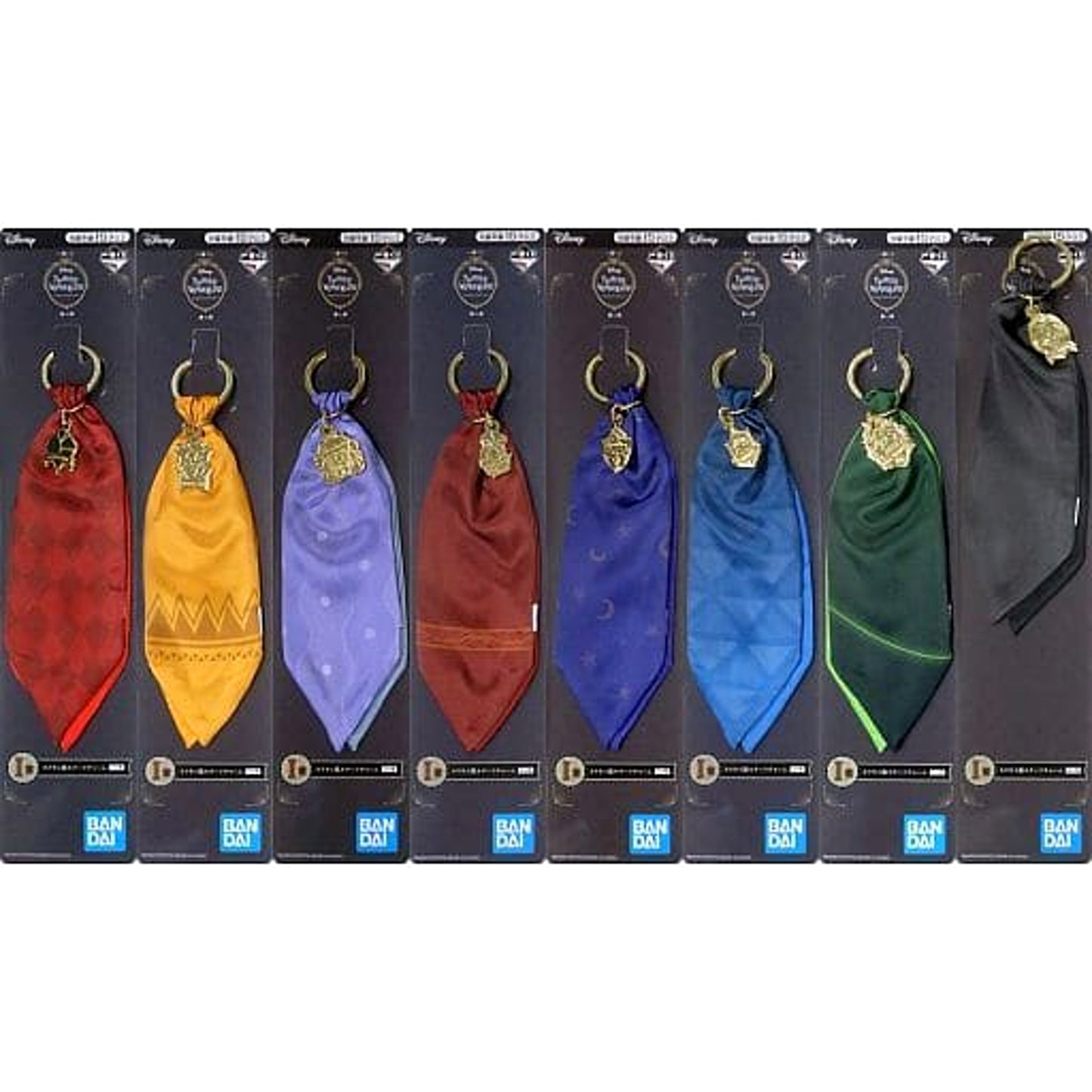 Disney: Twisted-Wonderland Hearts Labur Dormitory & Others All 8 Types Set Ichiban Kuji Part 2 Tie-Style Motif Charm Prize I Charm [USED]