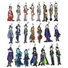 Disney: Twisted-Wonderland Riddle Rosehearts & Others All 22 Types Set Ichiban Kuji Part 2 Rubber Charm Prize K Charm [USED]
