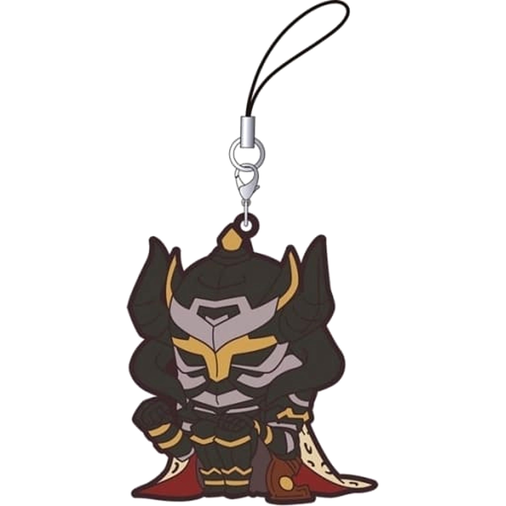Granblue Fantasy: The Animation Season 2 Black Knight ViVimus Rubber Strap Collection B Keychains [USED]