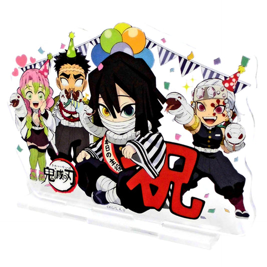 Group Demon Slayer Acrylic Stand ufotable cafe Obanai Iguro Birthday Fes 2020 [USED]