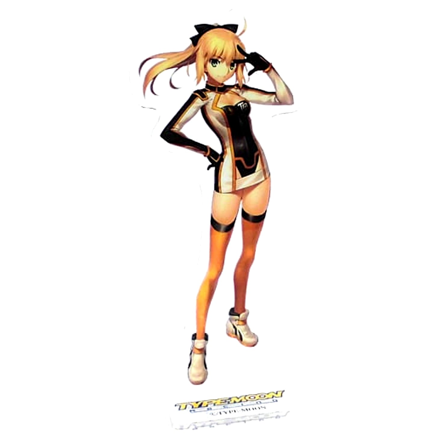 Saber Artoria Pendragon Fate/TYPE-MOON Racing Suit ver. 15th and Fate/stay night Acrylic Stand TYPE-MOON Racing plusone TOYPLA Pop Up Store Atre Akihabara [USED]