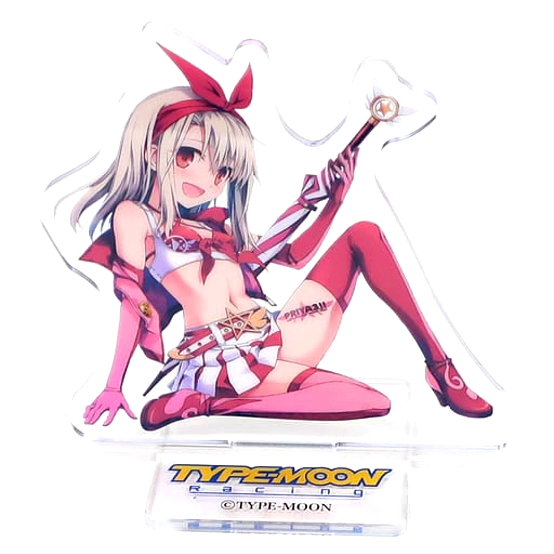 Illyasviel von Einzbern Fate/kaleid liner Prisma Illya PRISMA RACING ver Acrylic Stand TYPE MOON Racing plusone TOYPLA POP UP STORE atre Akihabara [USED]