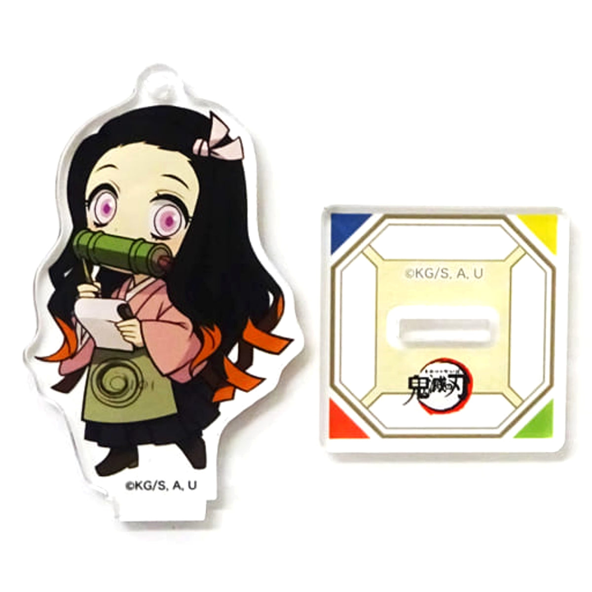 Demon Slayer: Kimetsu no Yaiba The Movie: Mugen Train Nezuko Kamado Trading Acrylic Stand in Marui Department Store Acrylic Stands [USED]