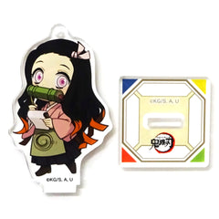 Demon Slayer: Kimetsu no Yaiba The Movie: Mugen Train Nezuko Kamado Trading Acrylic Stand in Marui Department Store Acrylic Stands [USED]