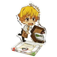 Demon Slayer: Kimetsu no Yaiba The Movie: Mugen Train Zenitsu Agatsuma Trading Acrylic Stand in Marui Department Store Acrylic Stands [USED]
