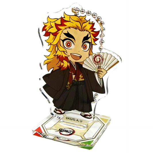 Kyojuro Rengoku Demon Slayer The Movie Mugen Train in Marui Department Store Trading Acrylic Stand [USED]