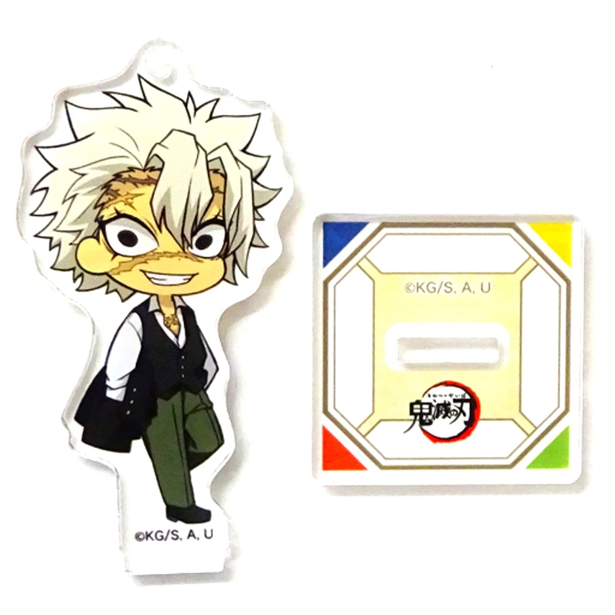 Sanemi Shinazugawa Demon Slayer: Kimetsu no Yaiba the Movie: Mugen Train Trading Acrylic Stand in Marui Department Store [USED]