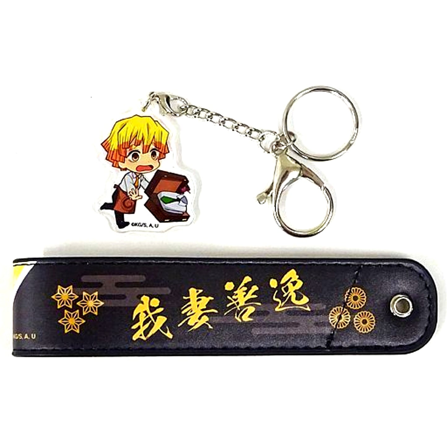 Zenitsu Agatsuma Demon Slayer: Kimetsu no Yaiba the Movie: Mugen Train in Marui Department Store Trading Cup Holder [USED]