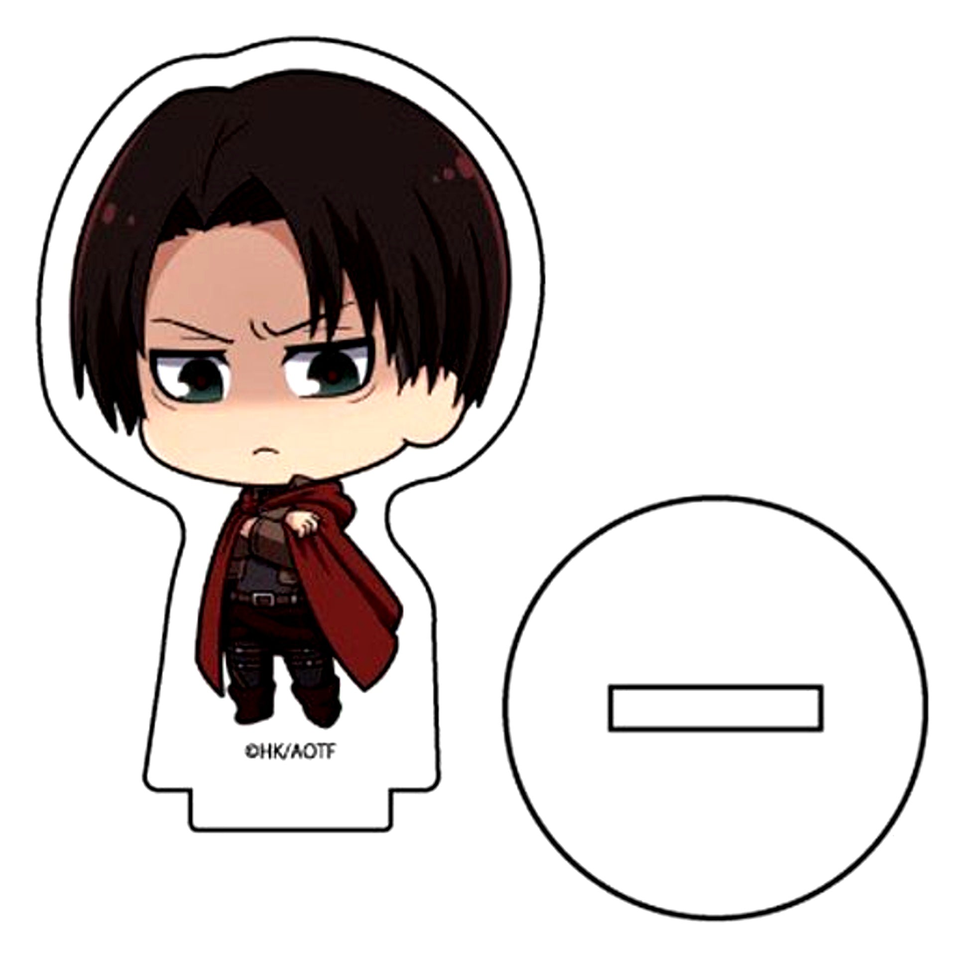 Levi Attack on Titan 03. Dark Ver. Mini Character Acrylic Petit Stand [USED]