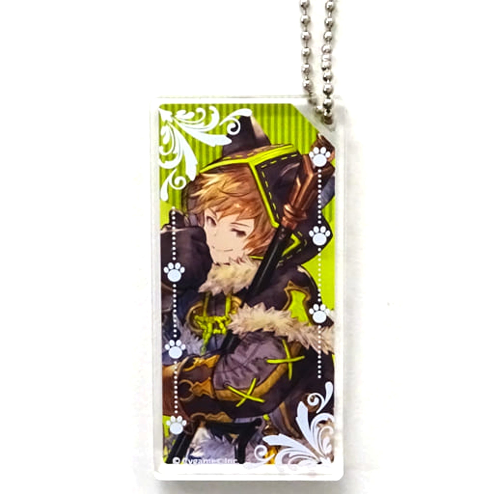 Granblue Fantasy Gran Domino Keychain Yorozuya Siero in Marui Branch 2020 Fall Limited Keychains [USED]