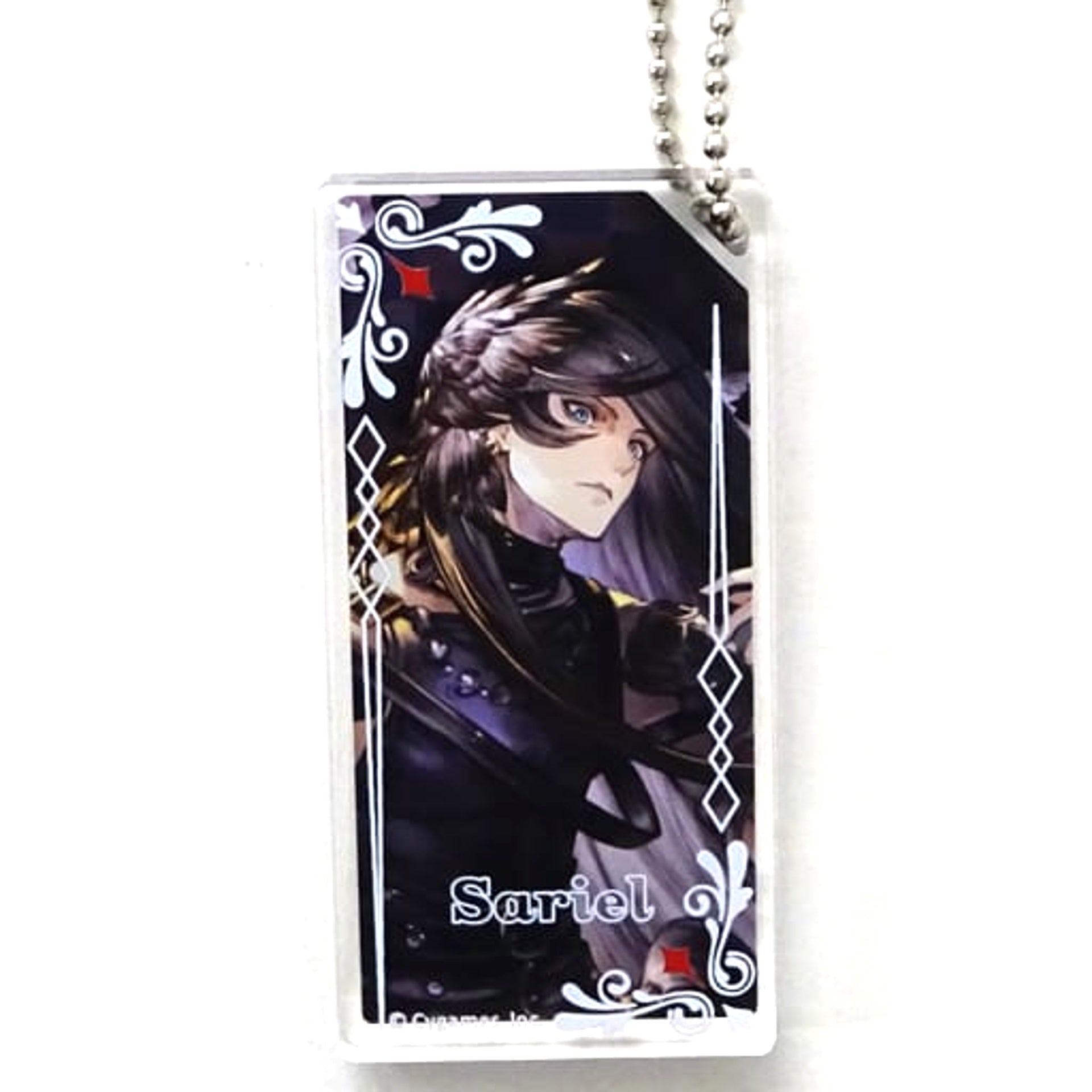 Granblue Fantasy Sariel Domino Keychain Yorozuya Siero in Marui Branch 2020 Fall Limited Keychains [USED]