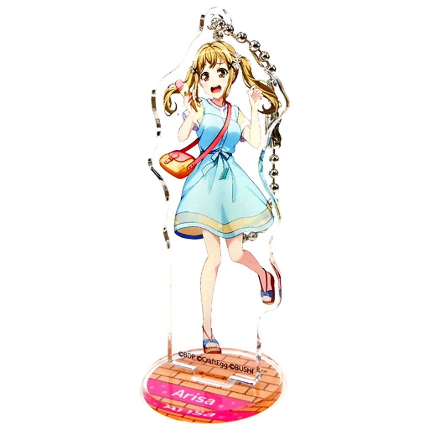Arisa Ichigaya BanG Dream! Girls Band Party! in Fuji-Q Highland Part 3 Acrylic Stand Keychain [USED]