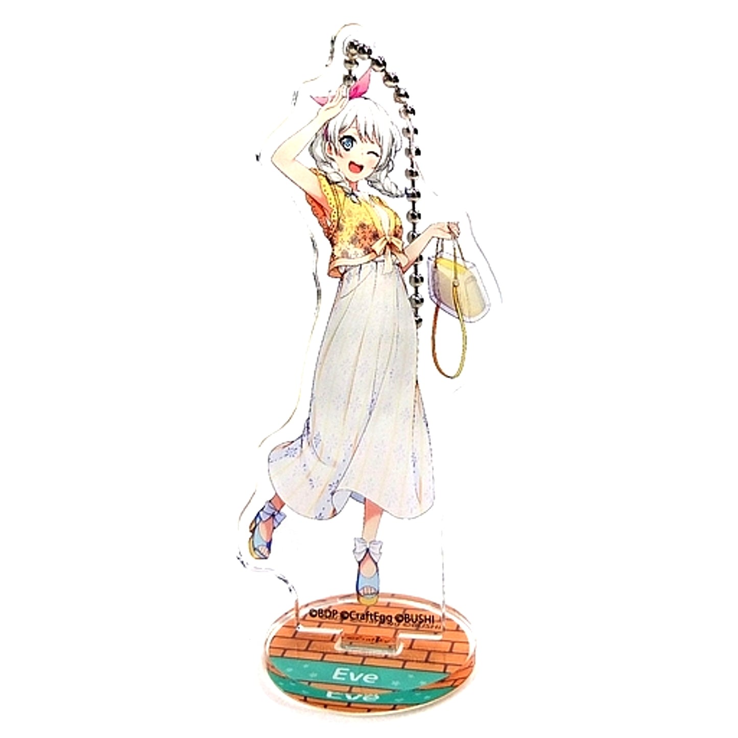 Eve Wakamiya BanG Dream! Girls Band Party! Acrylic Stand Keychain in Fuji-Q Highland 3rd [USED]